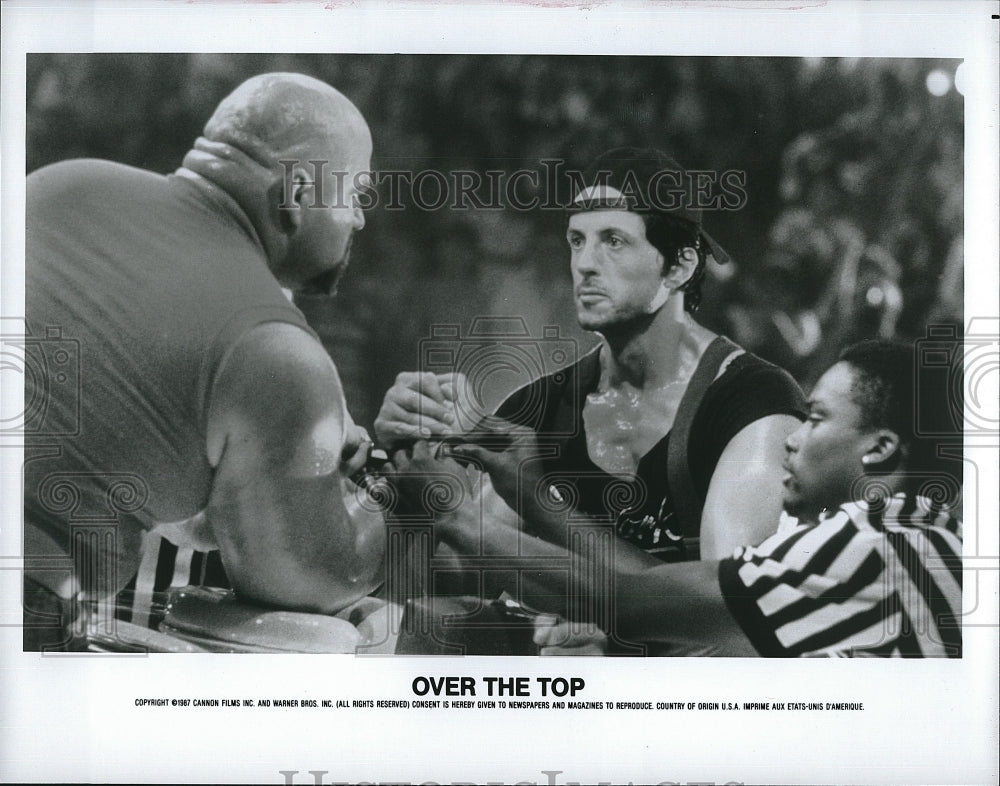 1987 Press Photo A scene from &quot;Over the Top&quot;- Historic Images