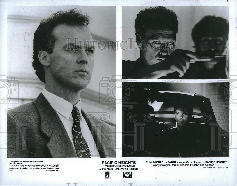 1990 Press Photo  &quot;Pacific Heights&quot; starring Michael Keaton- Historic Images