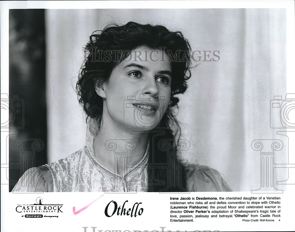 1995 Press Photo Irene Jacob in &quot;Othello&quot;- Historic Images