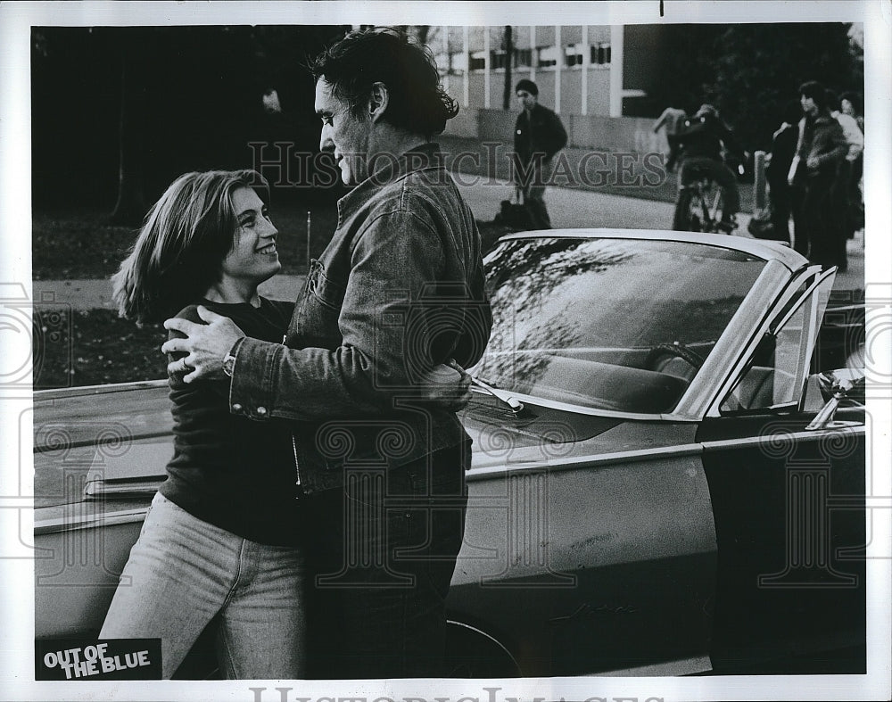 1980 Press Photo Linda Manz, Dennis Hopper &quot;Out of the Blue&quot;- Historic Images