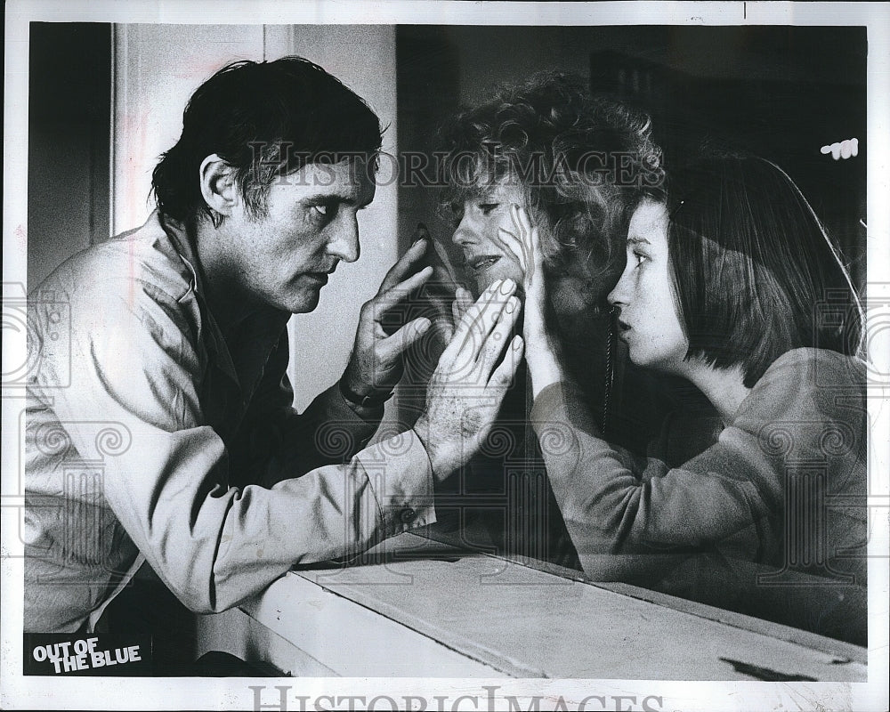 1980 Press Photo Dennis Hopper, Sharon Farrell, Linda Manz "Out of the Blue"- Historic Images