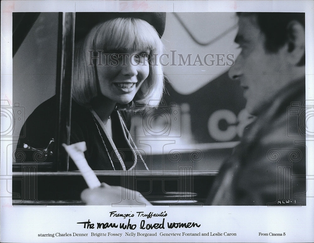 1978 Press Photo Charles Denner Brigitte Fossey Actress Man Who Loved Women Film- Historic Images