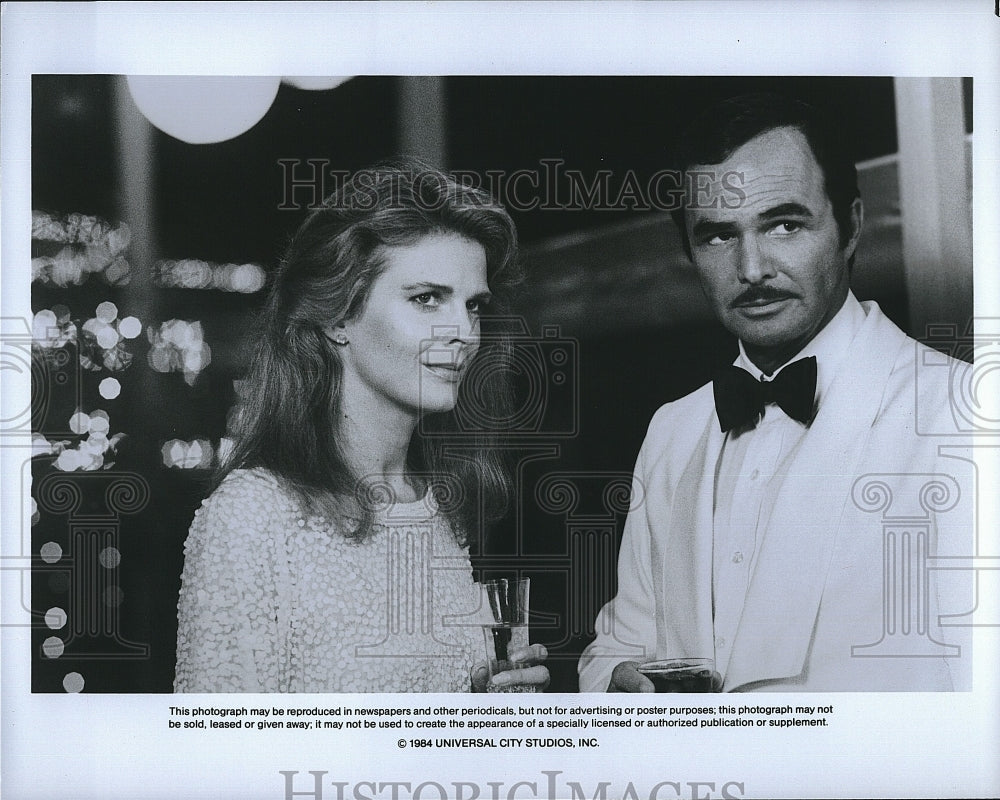 1984 Press Photo Burt Reynolds American Actor Candace Bergen Actress- Historic Images