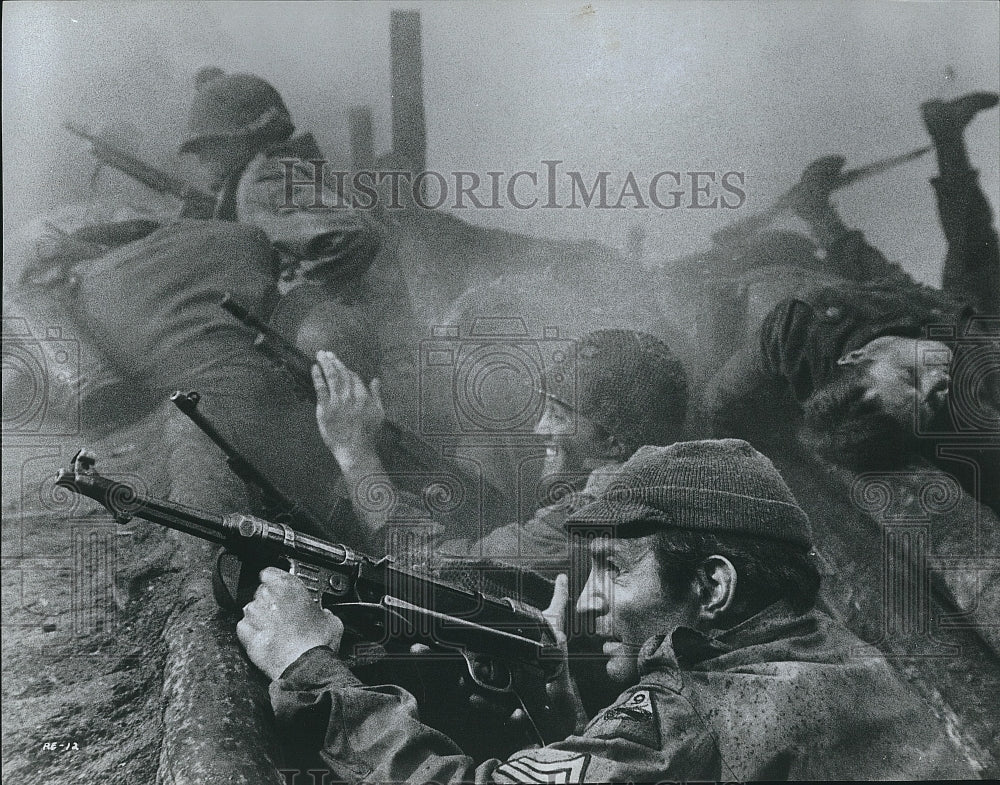 1969 Press Photo &quot;The Bridge at Remagen&quot; starring Ben Gazarra- Historic Images