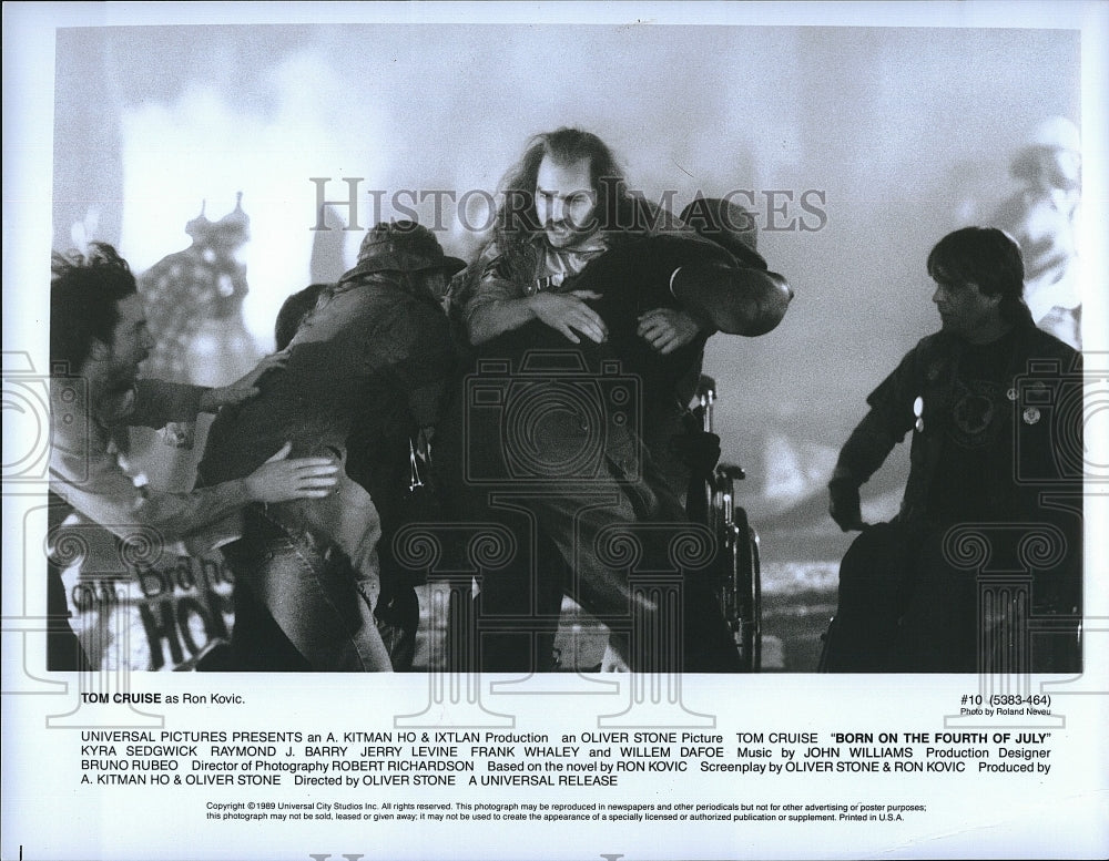 1989 Press Photo &quot;Born On The Fourth of July&quot; Tom Cruise- Historic Images