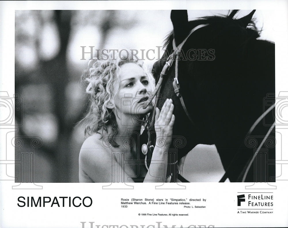 1999 Press Photo Sharon Stone in &quot;Simpatico&quot;- Historic Images