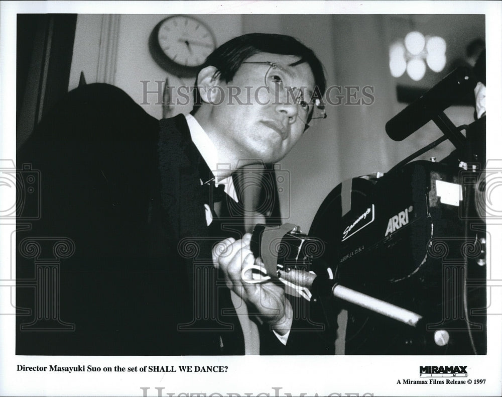 1997 Press Photo Director Masayuki Suo &quot;Shall We Dance?&quot;- Historic Images