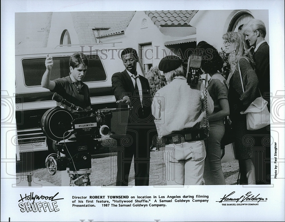 1987 Press Photo Director Robert Townsend &quot;Hollywood Shuffle&quot;- Historic Images