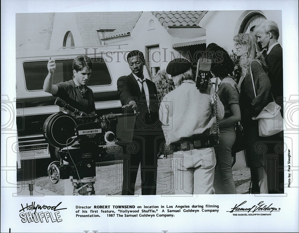 1987 Press Photo Director Robert Townsend "Hollywood Shuffle"- Historic Images