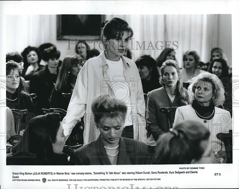 1995 Press Photo Julia Roberts &quot;Something To Talk About&quot;- Historic Images