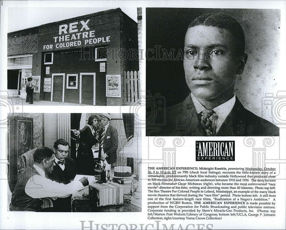 Press Photo American Experience TV Special Realization Negro&#39;s Experience Film- Historic Images