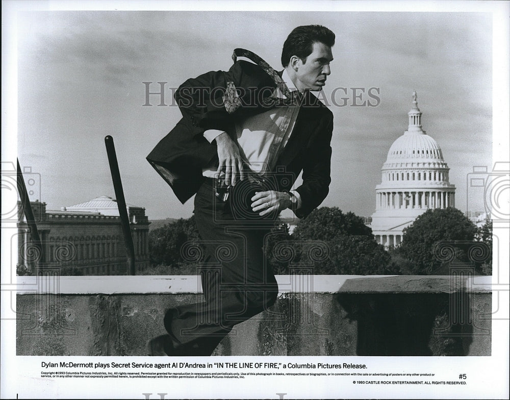 1993 Press Photo Actor Dylan McDermott In The Line Of Fire - Historic Images