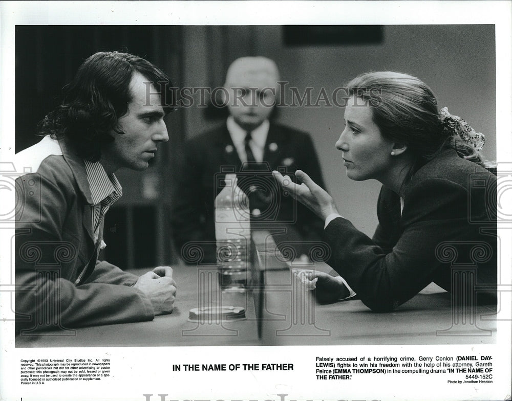 1994 Press Photo &quot;In the Name of the Father&quot; Daniel Day Lewis,Emma Thompson- Historic Images