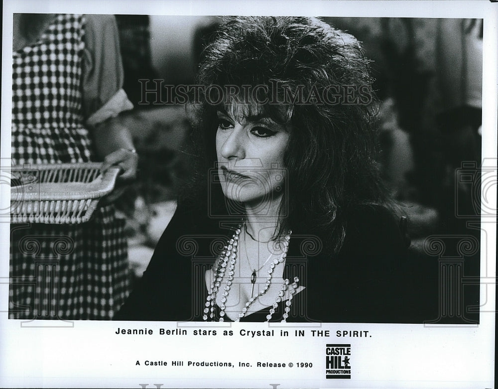 1990 Press Photo  "In The Spirit"  starring Jeannie Berlin- Historic Images