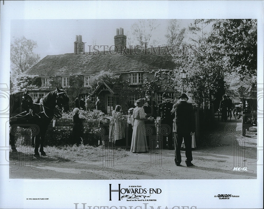 1992 Press Photo  &quot;Howard&#39;s End&quot; James Wilby &amp; Susan Lindeman- Historic Images