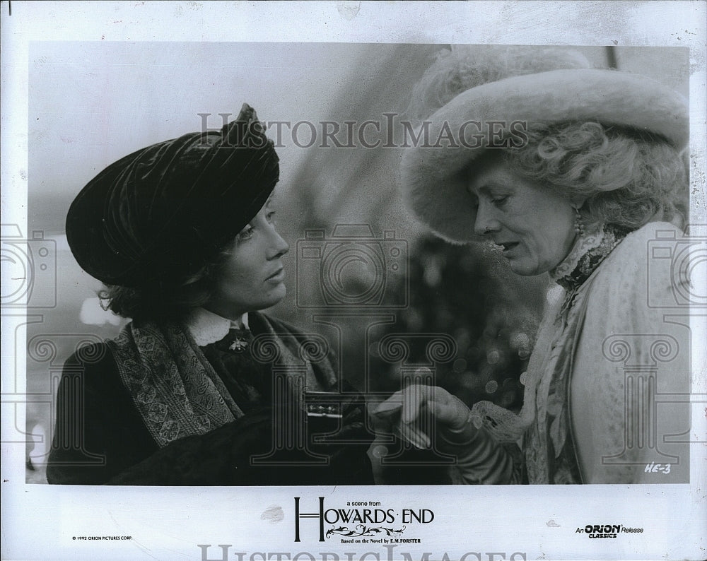 1992 Press Photo &quot;Howard&#39;s End&quot;  Emma Thompson &amp; Vanessa Redgrave- Historic Images