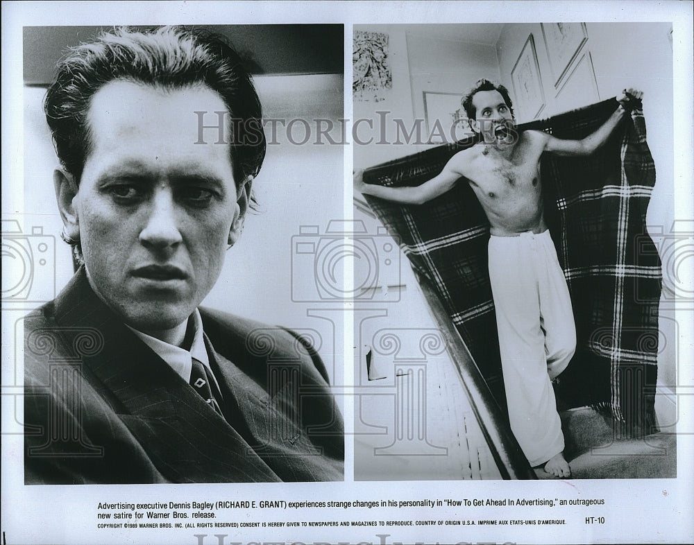 1989 Press Photo &quot;How to Get Ahead in Advertising&quot; Richard E.Grant- Historic Images