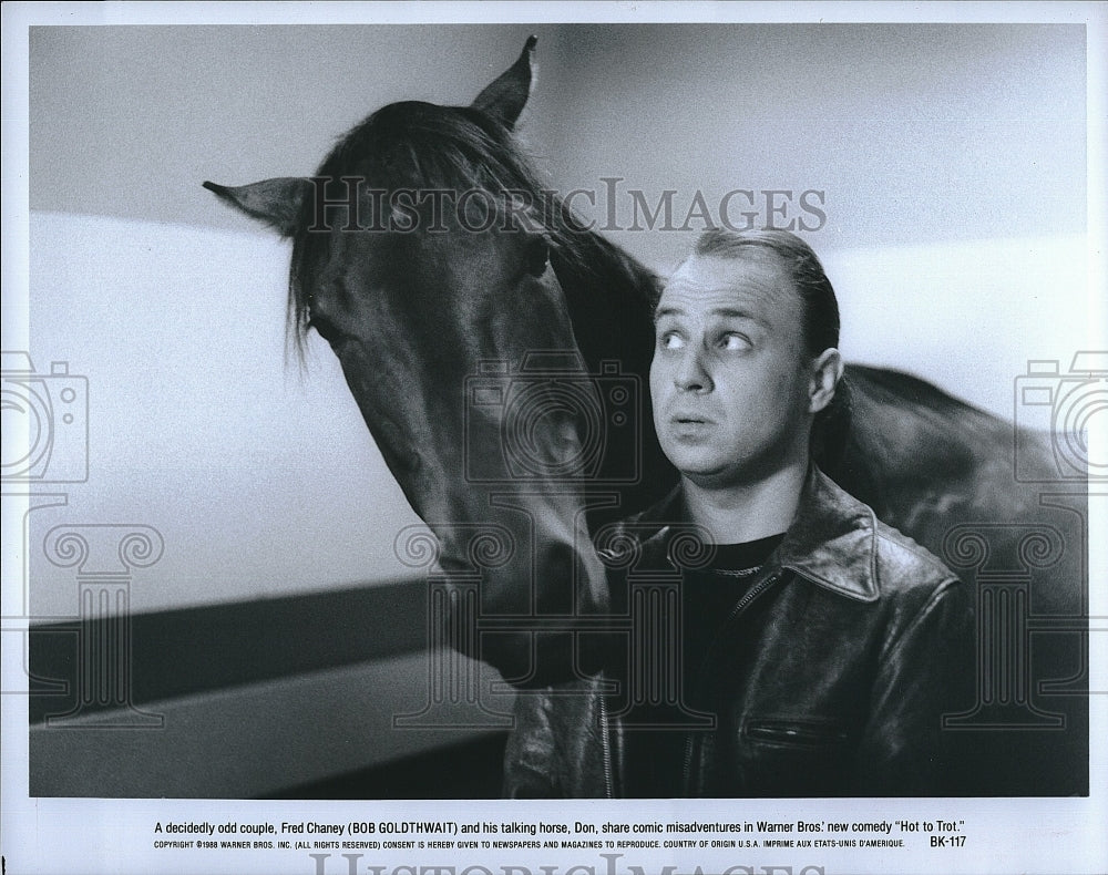 1988 Press Photo &quot;Hot To Trot&quot; starring Bob Goldthwait- Historic Images