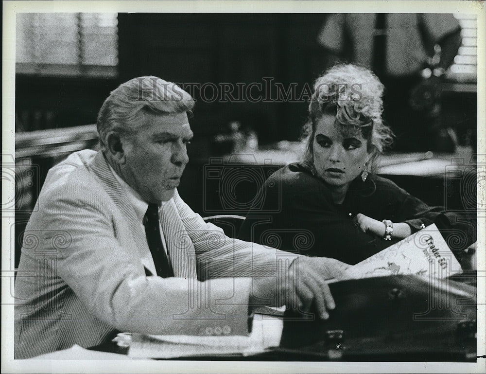 1986 Press Photo Matlock Television Actor Andy Griffith- Historic Images