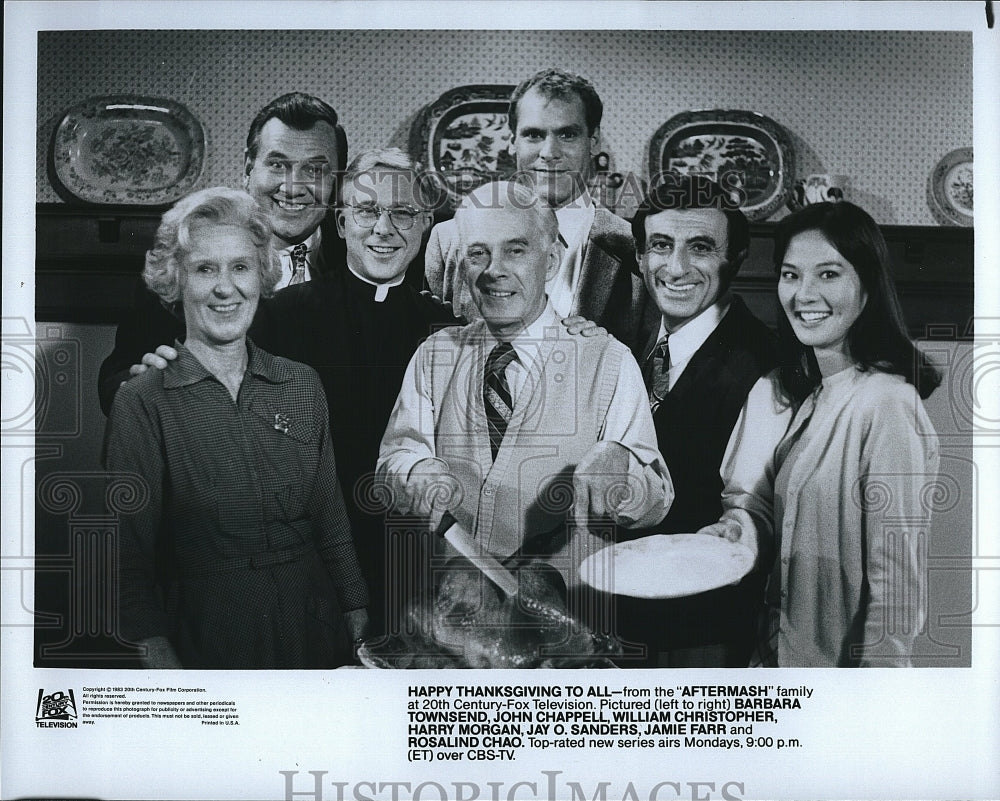 1993 Press Photo &quot;Aftermath&quot; B Townsend,J Chappel, W Christopher,Harry Morgan- Historic Images