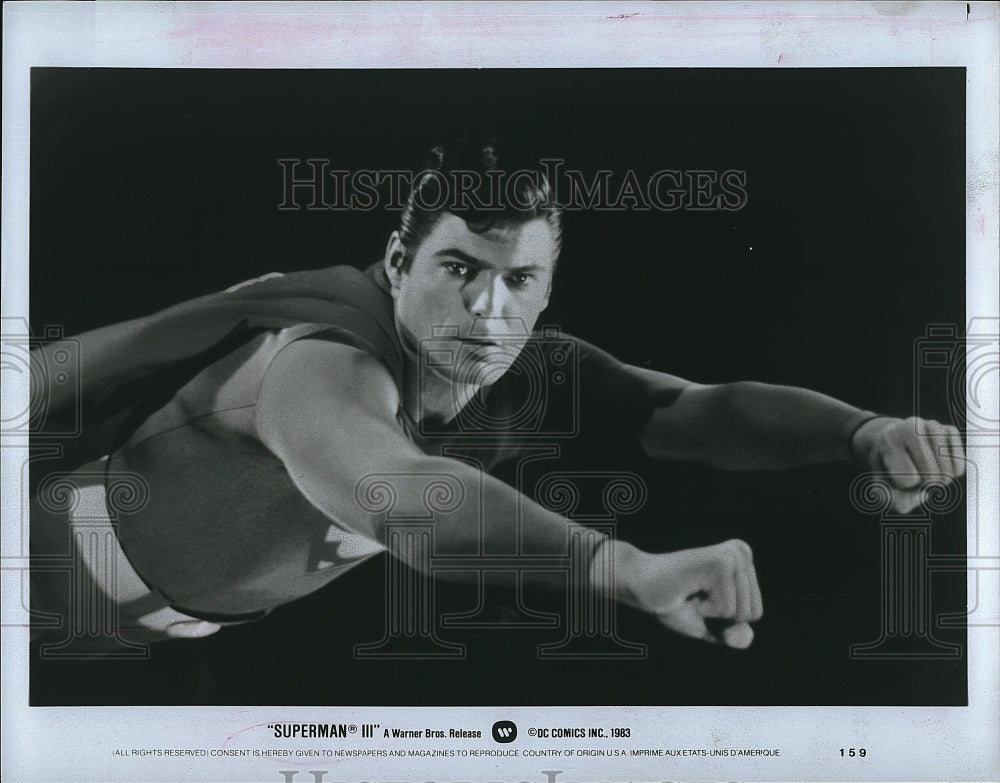 1983 Press Photo &quot;Superman III&quot; Christopher Reeve- Historic Images