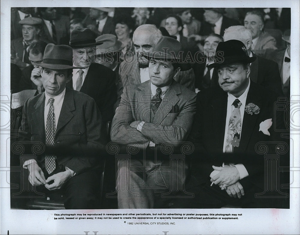 1982 Press Photo &quot;The Sting&quot; Ron Rifkin,Mac Davis, Jackie Gleason- Historic Images