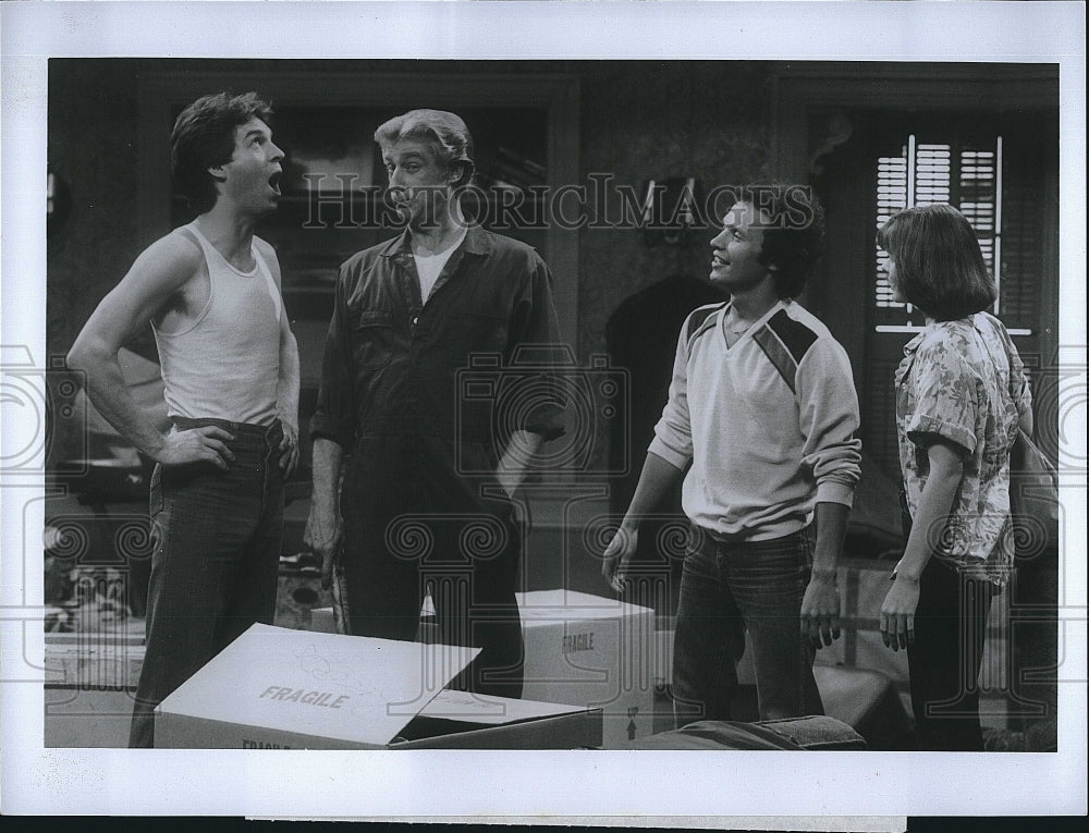 1978 Press Photo Actor Ted Wass & Billy Crystal In "Soap"- Historic Images