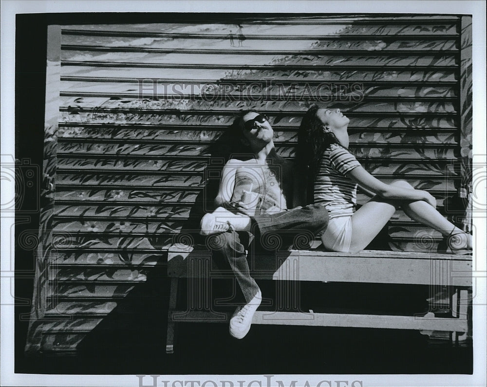1985 Press Photo "Crossover Dreams" Ruben Blades & Eliz Pena- Historic Images