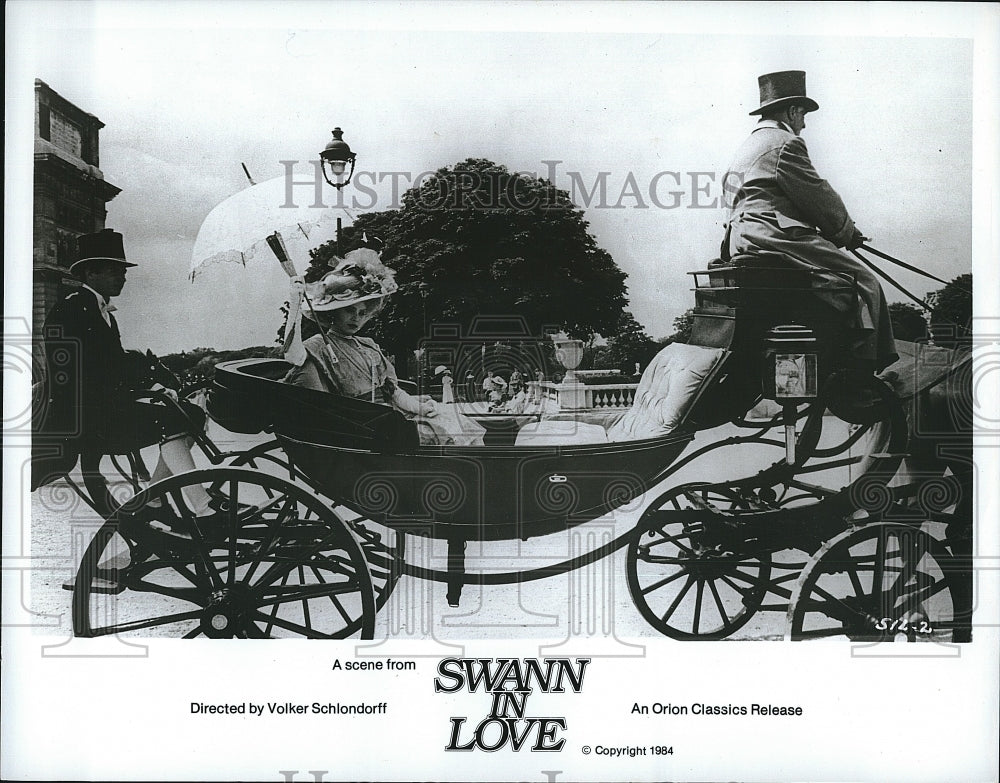 1984 Press Photo "Swann in Love" Ornella Muti stars- Historic Images