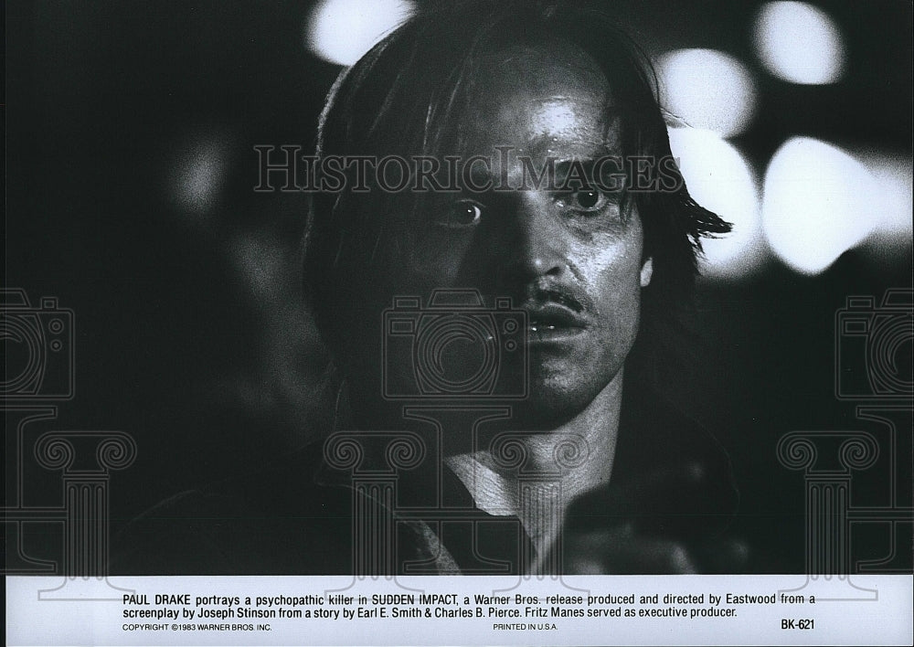 1983 Press Photo "Sudden Impact" starring Paul Drake- Historic Images