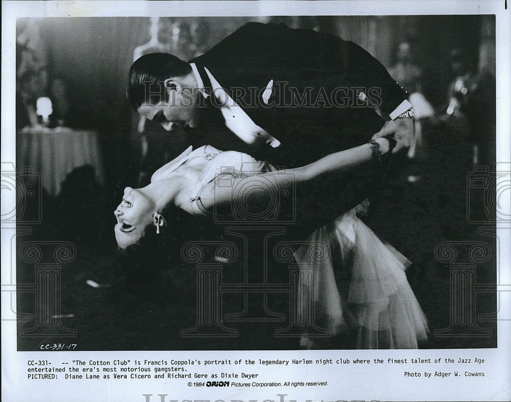 1984 Press Photo &quot;The Cotton Club&quot; Diane Lane, Vrea Cicero, Richard Gere- Historic Images