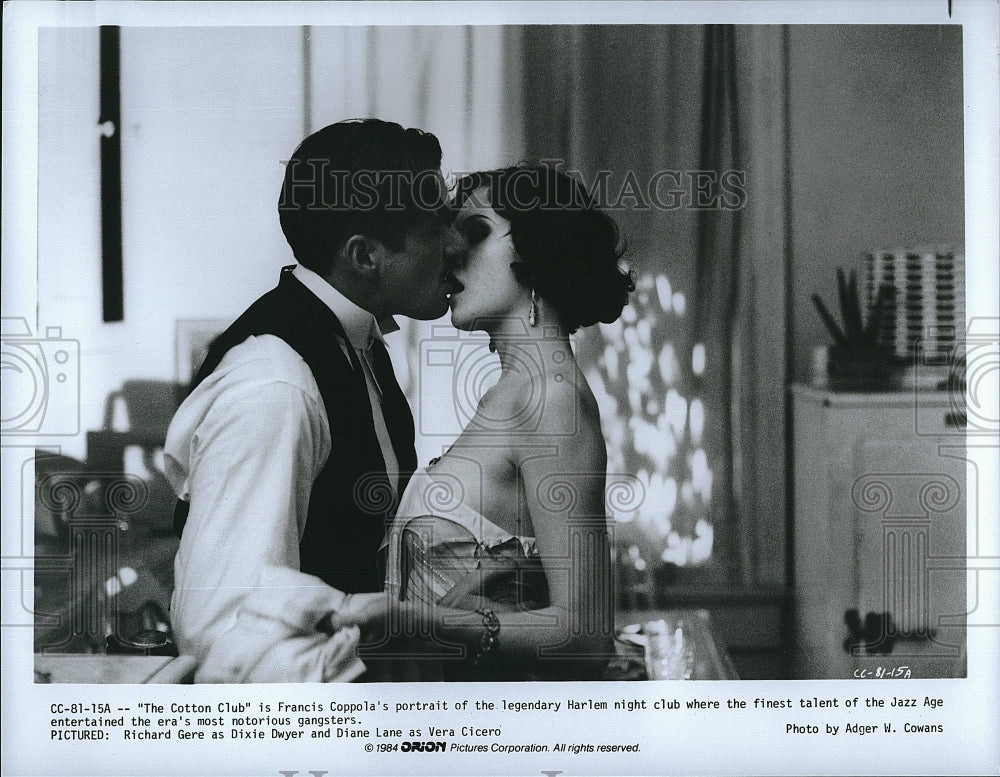 1984 Press Photo &quot;The Cotton Club&quot; Diane Lane, Richard Gere- Historic Images