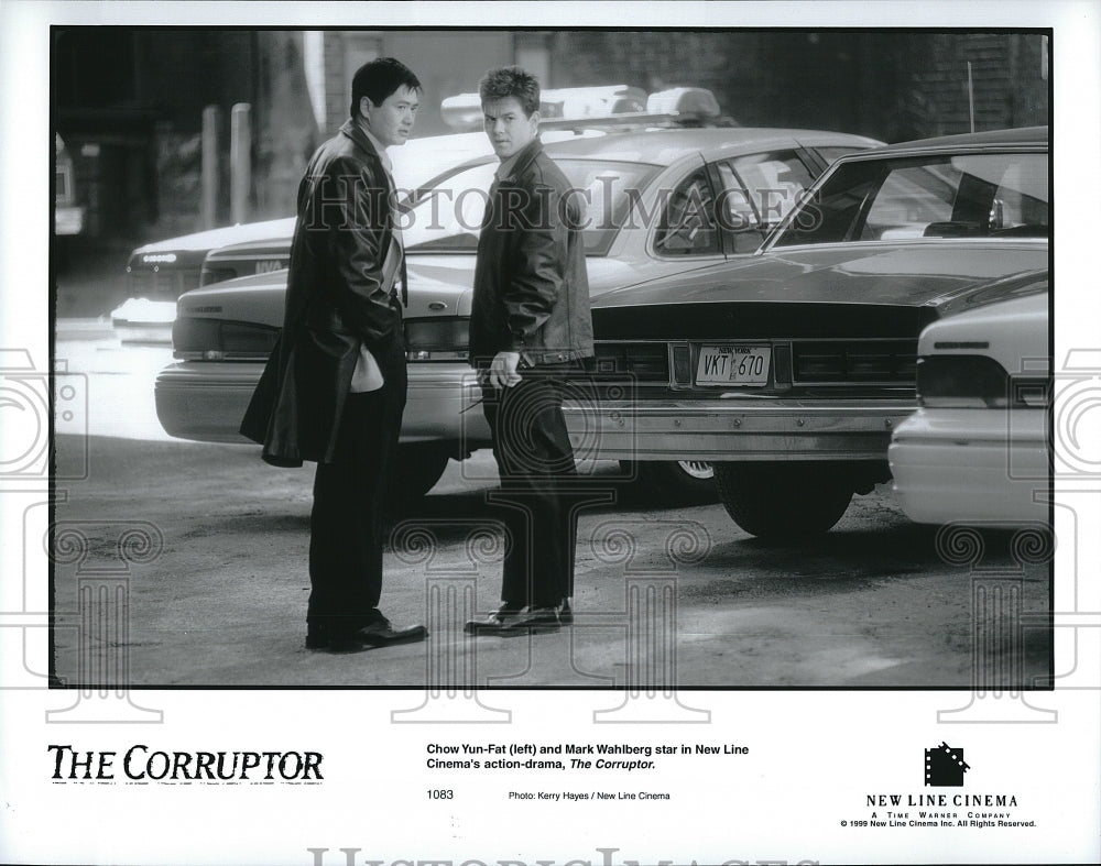 1999 Press Photo  &quot;The Corruptor&quot; Mark Wahlberg &amp; Chow Yun-Fat- Historic Images