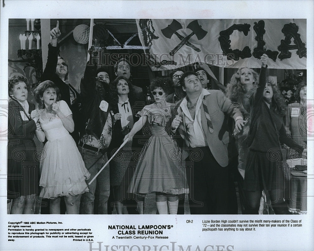 1988 Press Photo &quot;National Lampoon&#39;s Class Reunion&quot; Art E\vans, Barry Diamond- Historic Images