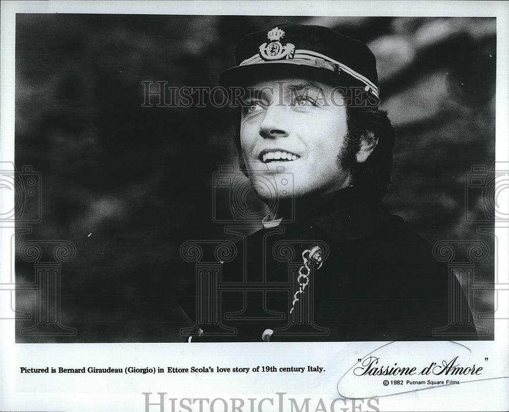 1982 Press Photo Bernard Giraudeau Actor Passione D&#39;Amour Foreign Film Movie- Historic Images