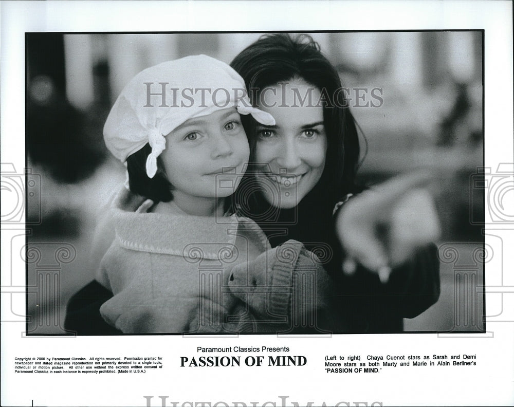 2000 Press Photo A Passion of Mind Chaya Cuenot Demi Moore- Historic Images