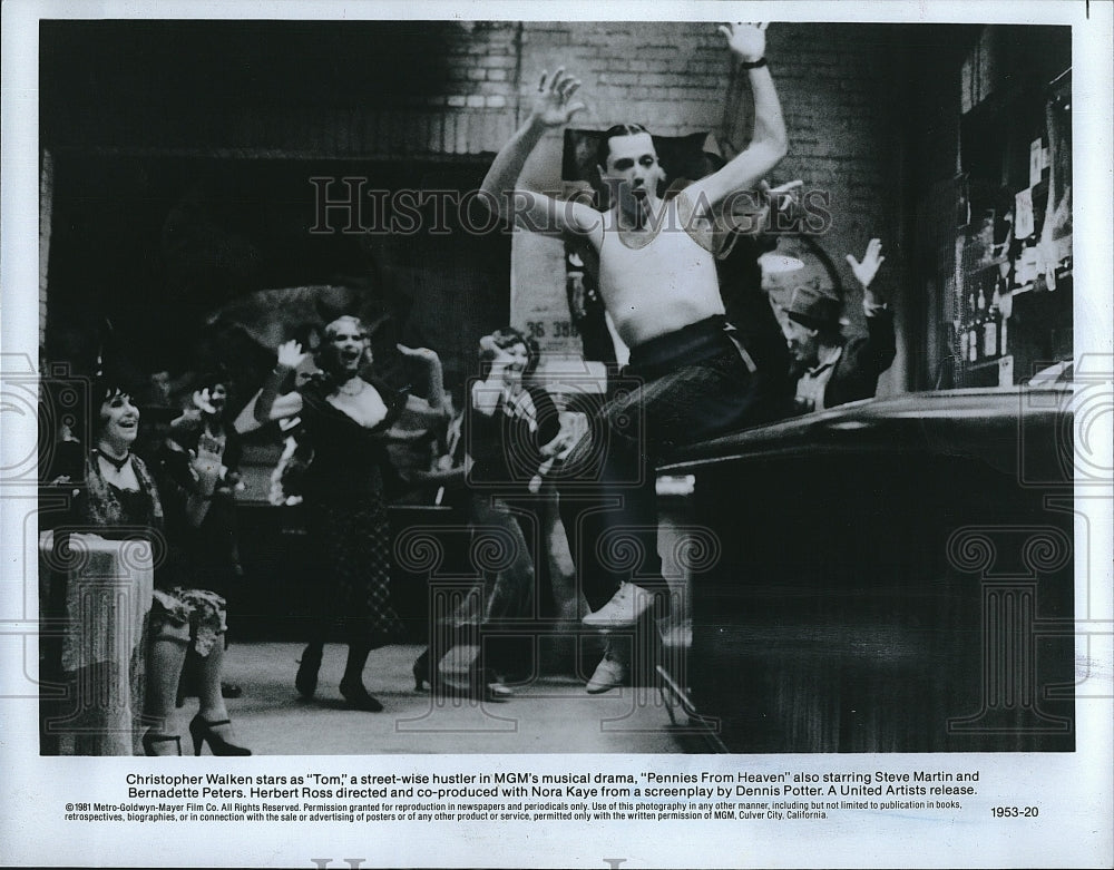 1981 Press Photo "Pennies From Heaven" Christopher Walken- Historic Images