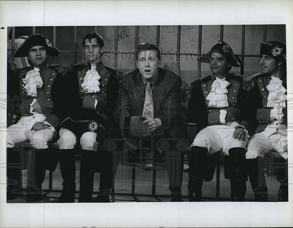 1988 Press Photo Harry Anderson, Mel Torme &quot;Night Court&quot;- Historic Images