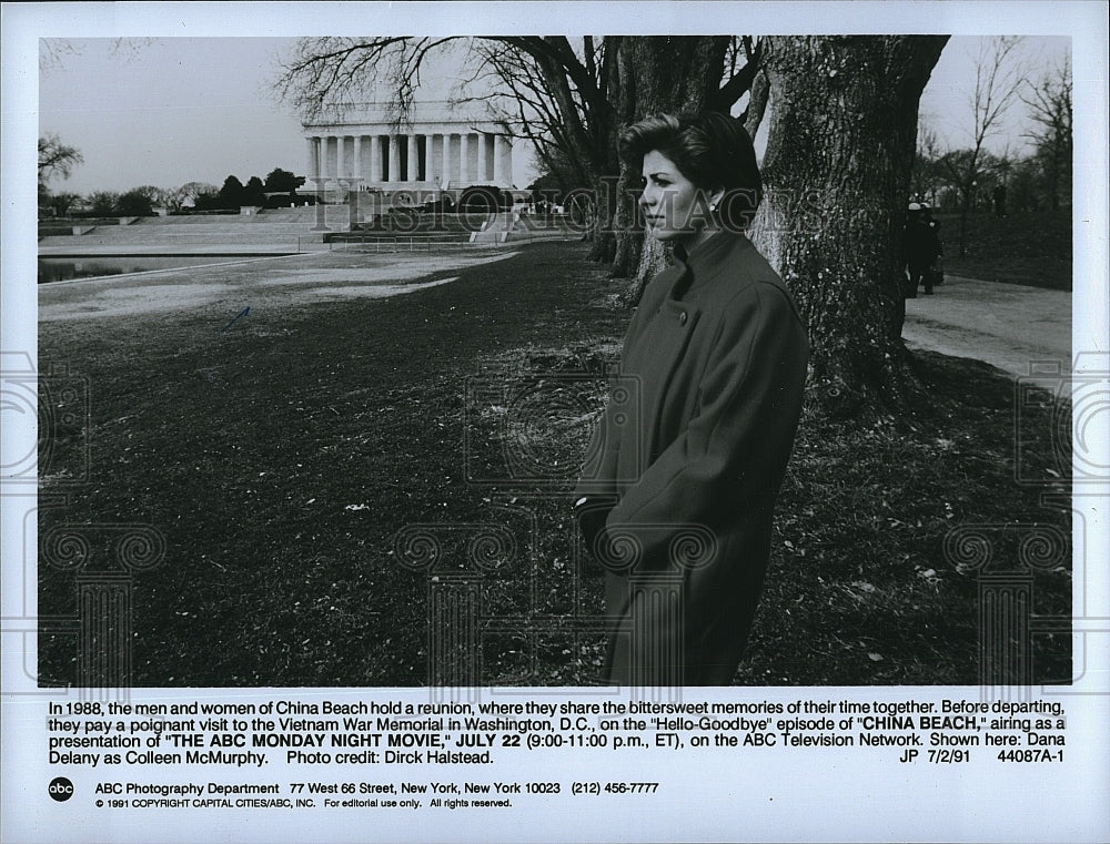 1991 Press Photo Dana Delany &quot;China Beach&quot;- Historic Images