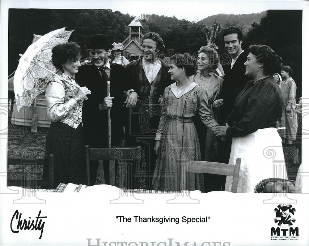 Press Photo Thanksgiving Special Christy Television Drama Series Kellie Martin- Historic Images