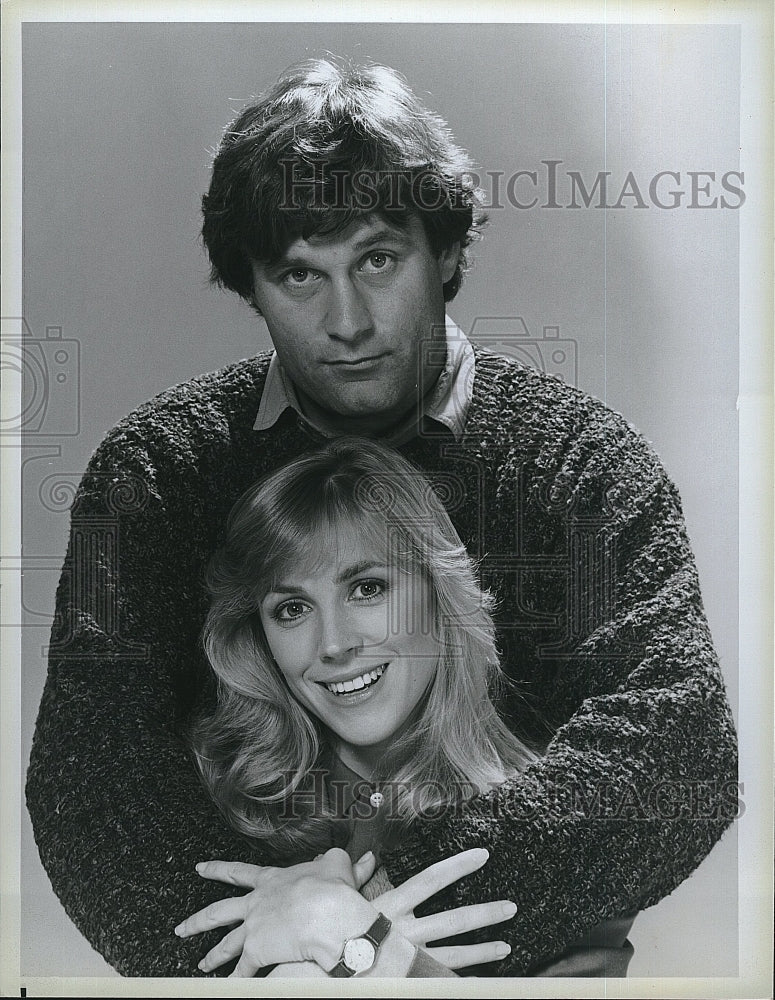 1986 Press Photo Bess Armstrong and Terrence Knox Star in &quot;All is forgiven&quot;- Historic Images