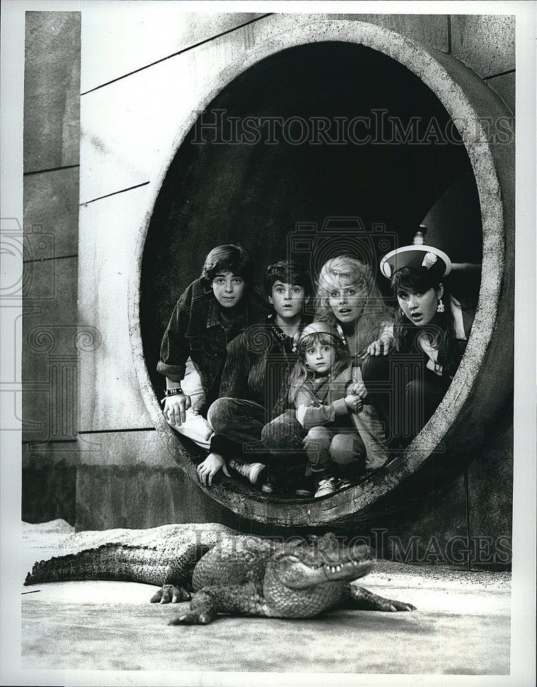 1989 Press Photo Cast of &quot;Adventures in Babysitting&quot; Brad Anderson, Brian Green- Historic Images