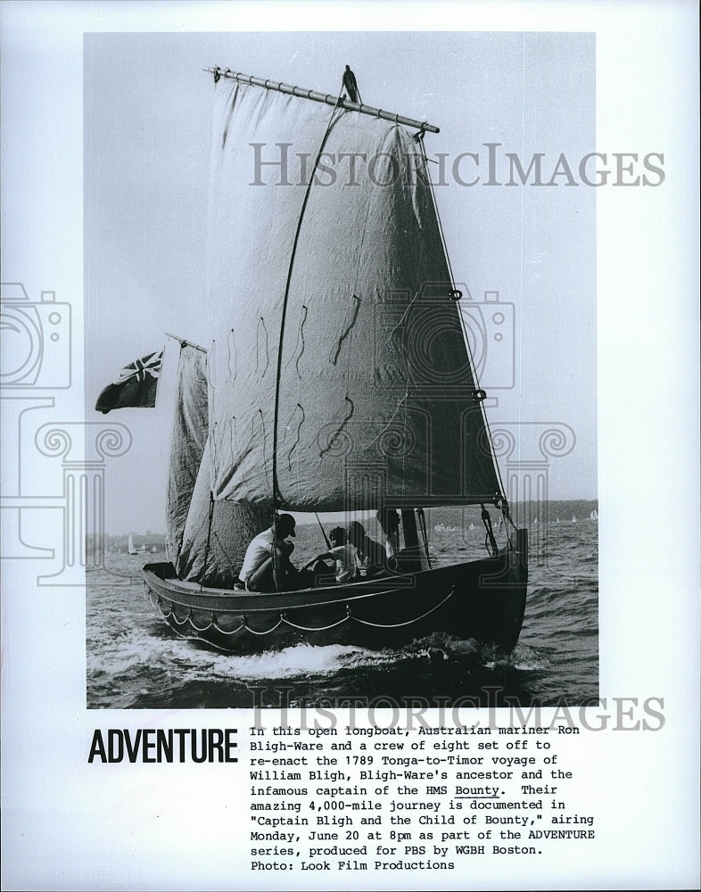 Press Photo &quot;Captain Bligh and the Child of Bounty&quot; (Documentary)- Historic Images