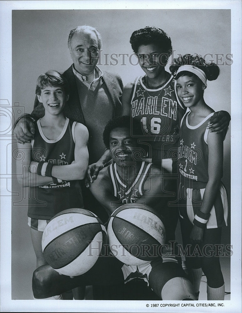 1987 Press Photo Cast of &quot;Read Between the Lines&quot; ABC Afterschool Special- Historic Images