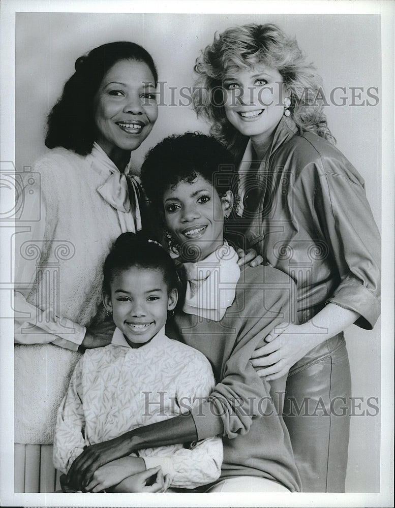 1986 Press Photo Actresses Barbara Meek, Melba Moore &amp; Jamila Perry in &quot;Melba&quot;- Historic Images