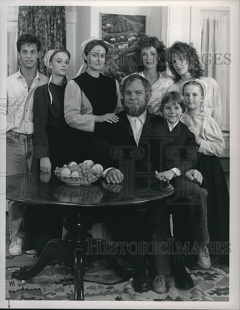 1988 Press Photo Cast of &quot;Aaron&#39;s Way&quot; on NBC- Historic Images