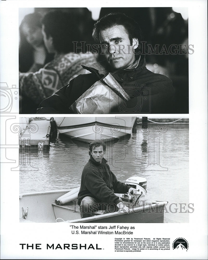 1995 Press Photo Jeff Fahey in The Marshal- Historic Images