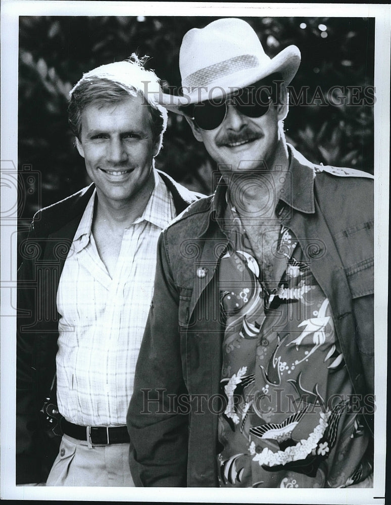 1988 Press Photo &quot;Simon &amp; Simon&quot; Gerald McRaney &amp; Jameson Parker- Historic Images