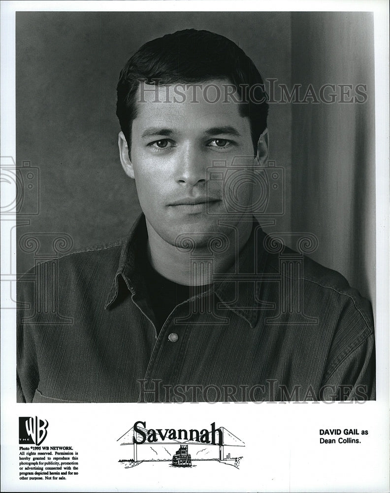 1995 Press Photo Actor David Gail As Dean Collins In &quot;Savannah&quot; - Historic Images