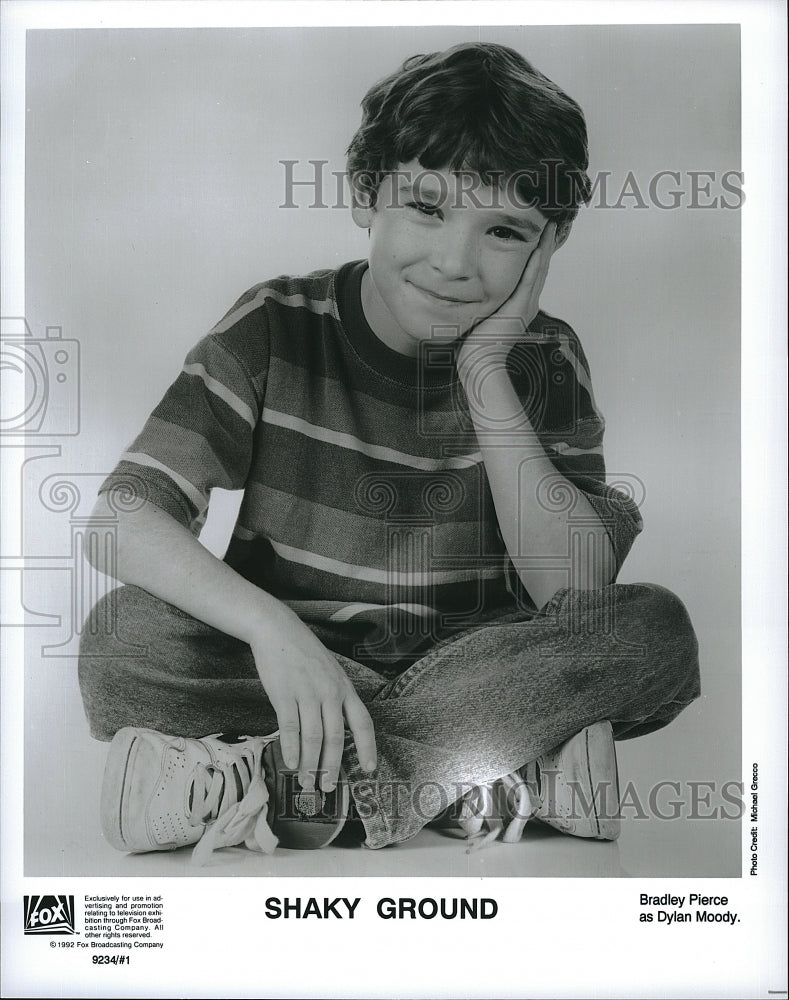 1992 Press Photo Shaky Ground Actor Bradley Pierce- Historic Images